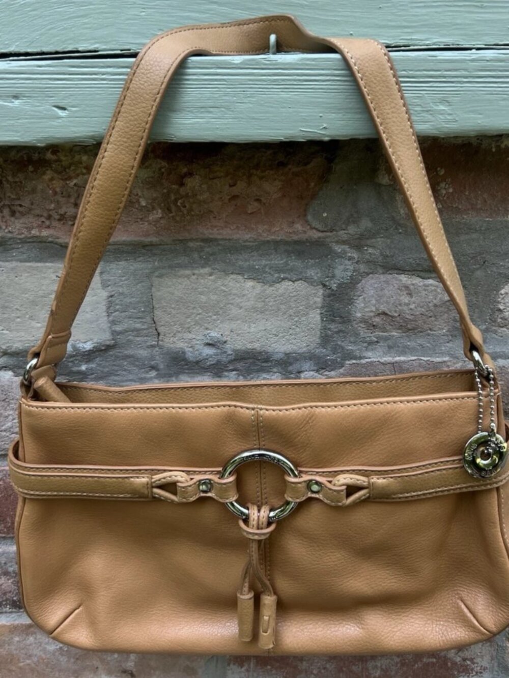 The Sak Julianna Tan Pebble Leather Shoulder/Handbag